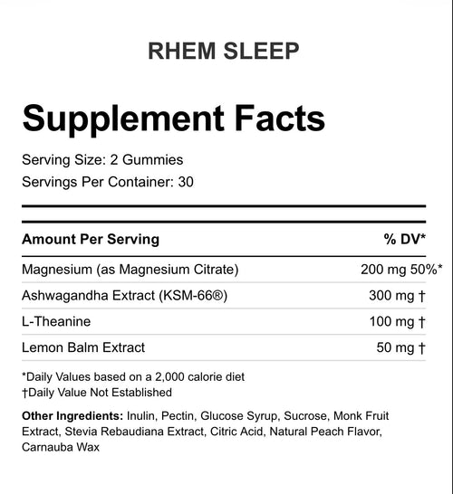 Rhem sleep gummies